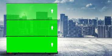 Swit CK-150, Portabler, Roll-Up Green Screen für Chroma Key Effekte
